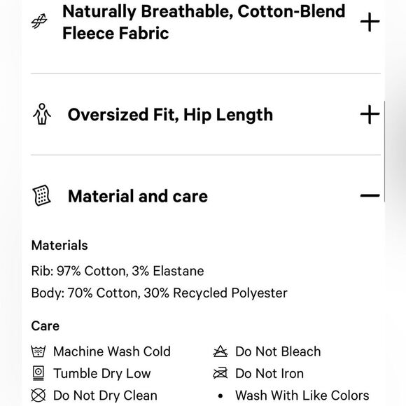 Lululemon Gray White Stripe Perfectly Oversized Pullover Sweatshirt. Small. NEW - Picture 6 of 10